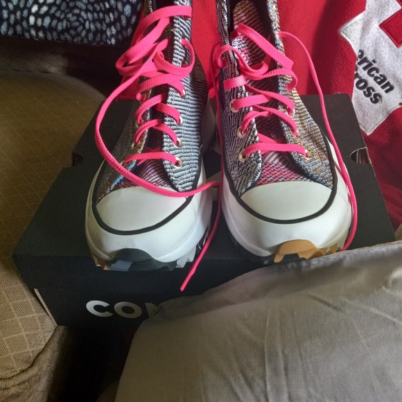 Converse run hike platform sneakers size 7.5 womens - Picture 5 of 6